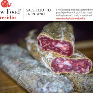 Salsiciotto frentano Presidio Slow Food