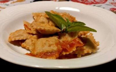 Ravioli con ripieno di Crema di Ventricina Frentana e ricotta