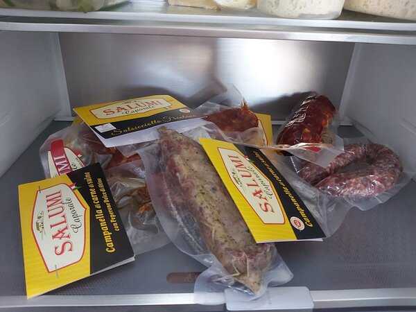 Conservazione dei salumi in frigo